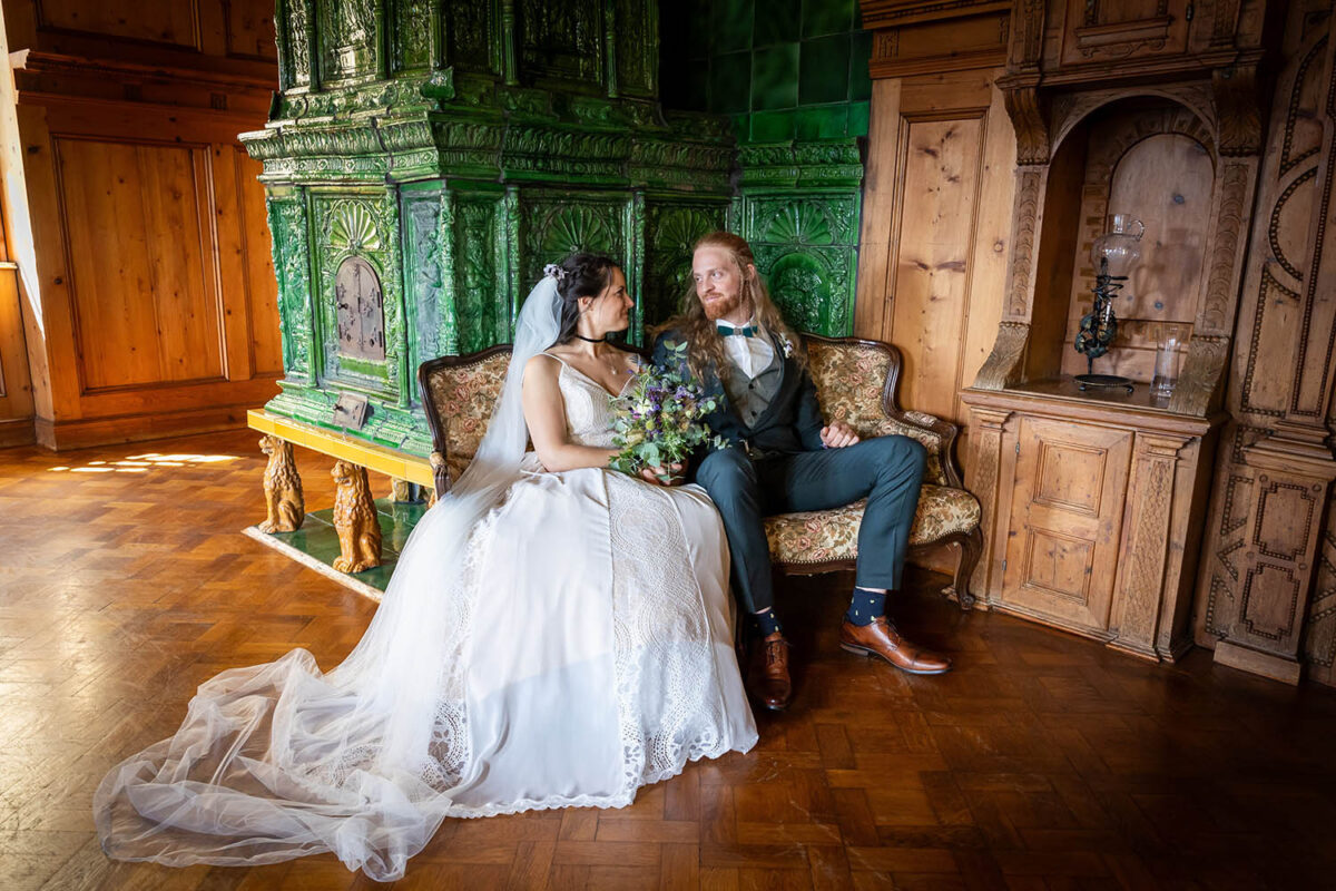 Heiraten im Schloss Höch in Flachau - Hochzeitsfoto