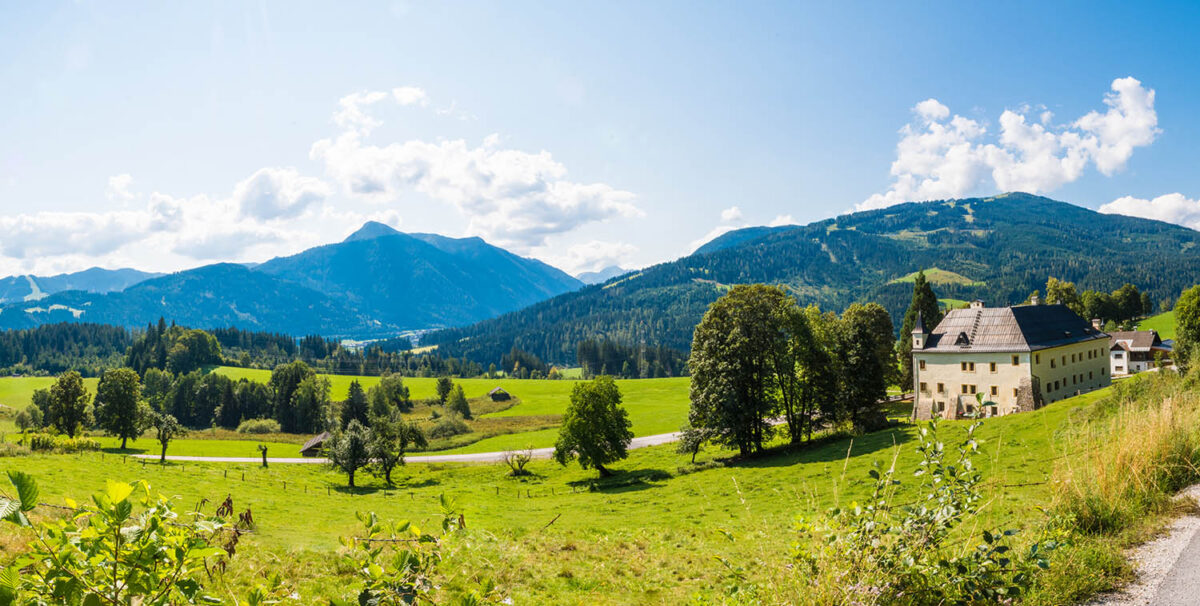Naturlandschaft rund ums Schloss Höch, Flachau