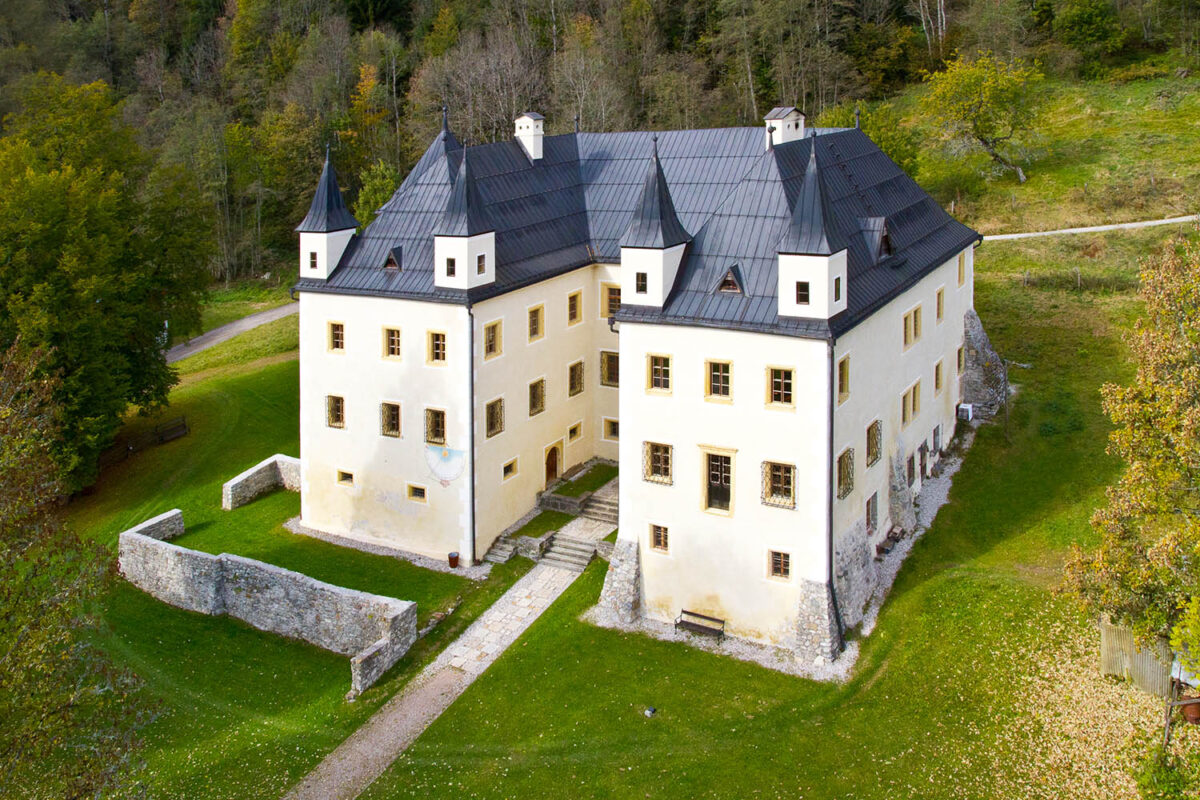 Schloss Höch - Luftaufnahme